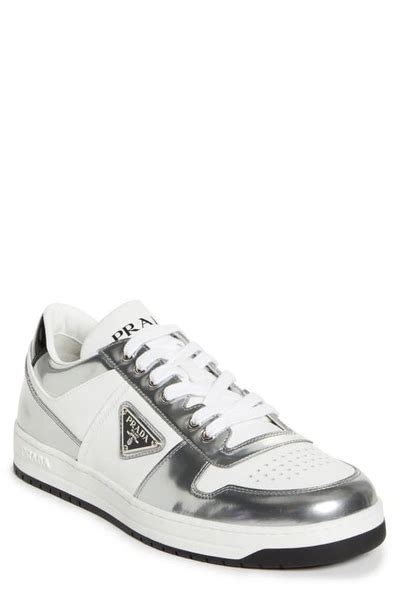 sneakers bianche donna prada|prada downtown sneakers.